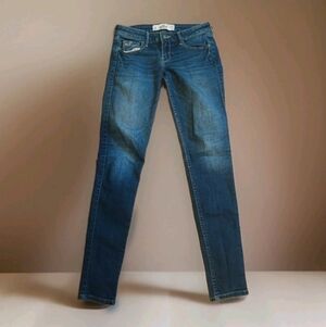 Women's Hollister Super Skinny Jeans Size 1R Medium Wash 25/29